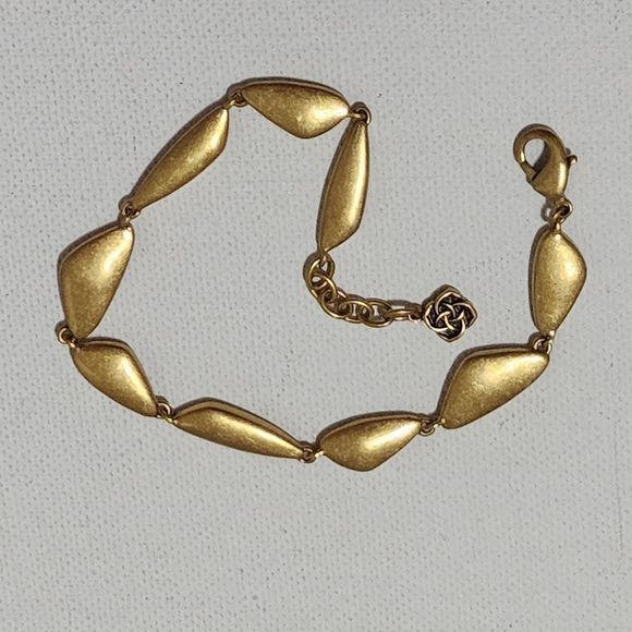 Kendra Scott Kira Link Bracelet In Vintage Gold - Picture 4 of 4
